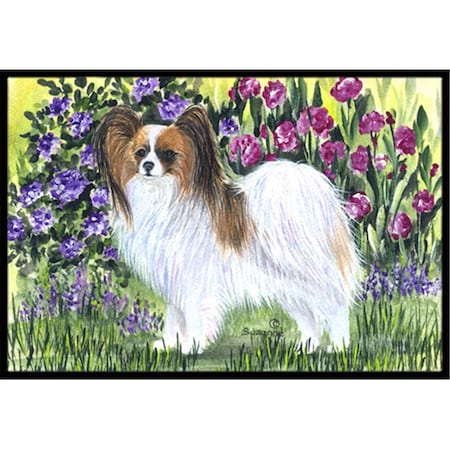 Carolines Treasures Papillon Indoor Or Outdoor Doormat - 24 x 36 in. SS8153JMAT